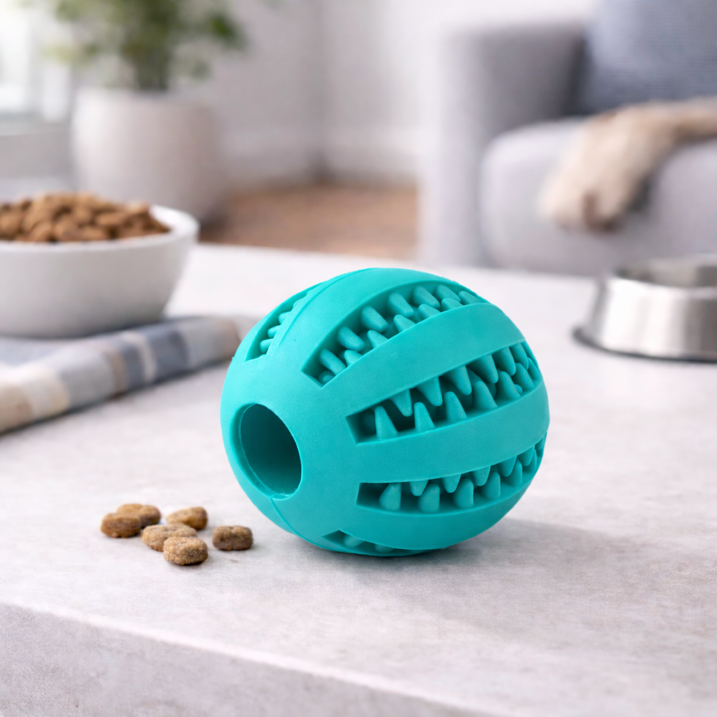 Felloa™ Interaktiver Futter- & Zahnpflege-Kauspielball für Hunde & Katzen.
