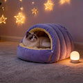 Premium Winter Cat Bed - Cozy Pet House and Sleeping Nest for Cats and Dogs